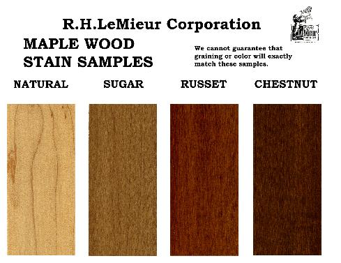 Maple Collor Samples